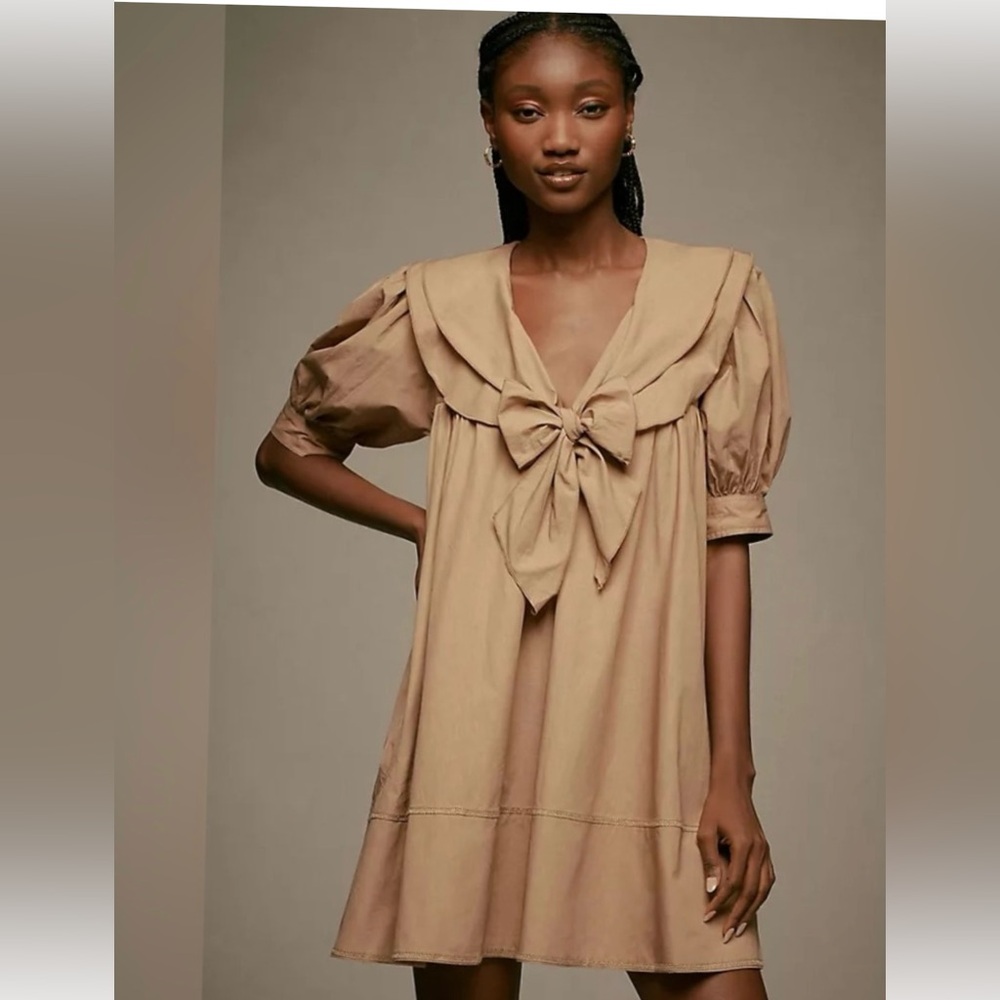 Anthropologie Pilcro bow front tunic